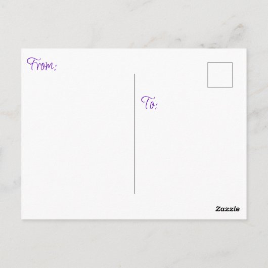 A Fluffy White Cat Napping on the Window Sill ポストカード (裏面)