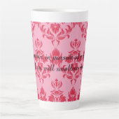 A fond mother will swallow anything カフェラテマグ (正面)