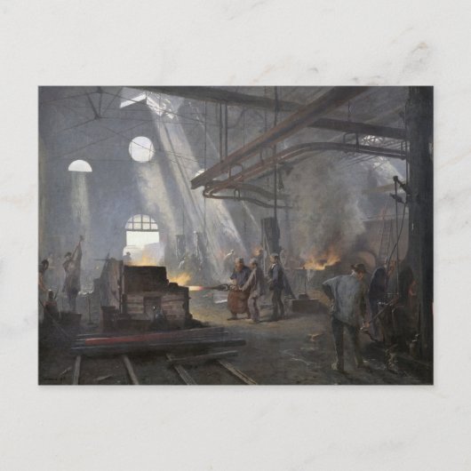 A Forge, 1893 ポストカード (正面)