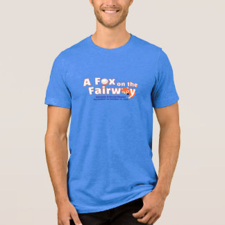 "A" Fox on the Fairway - メンズ - ブルーシャツ トライブレンドTシャツ