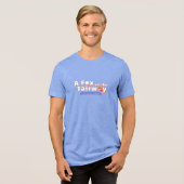 A Fox on the Fairway - Mens - Light Blue Shirt トライブレンドTシャツ (正面全面)