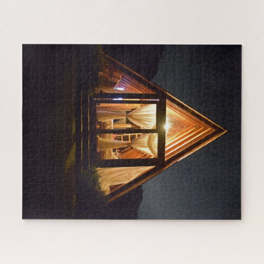 A FRAME CABIN NIGHT ジグソーパズル (横)