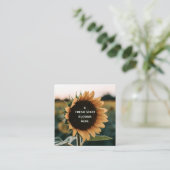 A Fresh Start：ひまわり感動的デザイン 紹介カード (スタンド正面)