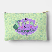 "A Friend for Everyone" Green Pouch アクセサリーポーチ (裏面)