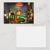 A Friend in Need, Dogs Playing Poker, ノートカード (正面/裏面)