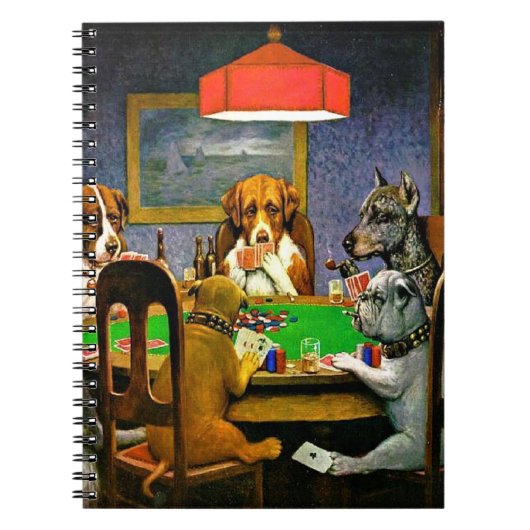 A Friend in Need, Dogs Playing Poker, ノートブック (正面)