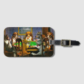 A Friend in Need, Dogs Playing Poker, ラゲッジタグ (正面横)