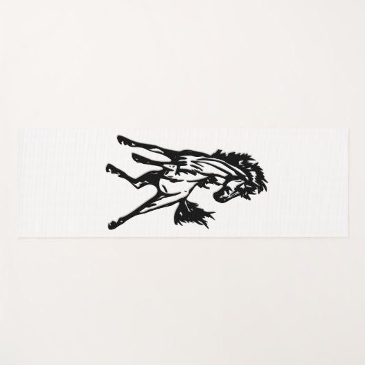 A Frisky Jumping Horse  ヨガマット (正面(横))