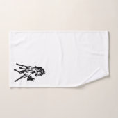 A Frisky Jumping Horse in the Wild バスタオルセット (ハンドタオル)