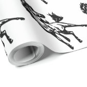 A Frisky Jumping Horse in the Wild ラッピングペーパー (ロールコーナー)