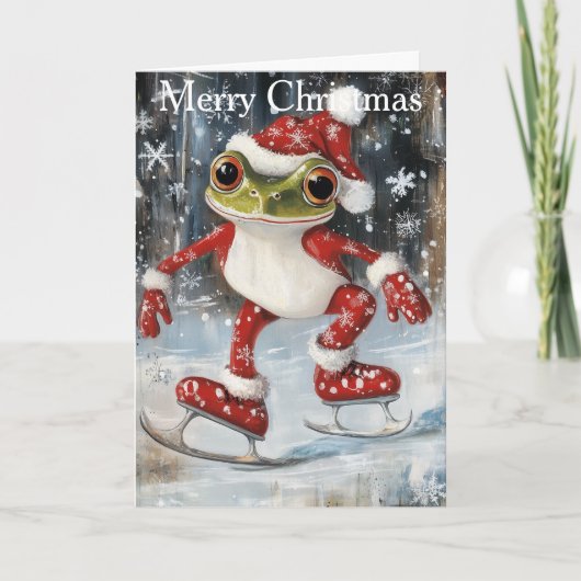 A Frog Ice Skating シーズンカード (正面)