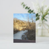 A Frozen Stream in the Burlington Iowa  ポストカード (スタンド正面)