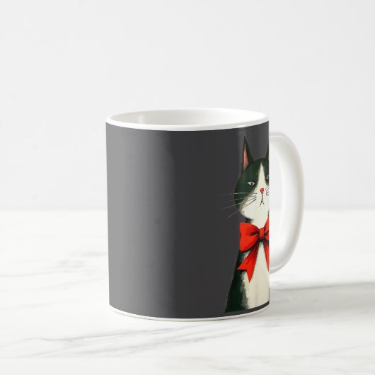 A Frumpy Holiday Cat Fun Design コーヒーマグカップ (正面右)