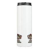 A fun and bold illustration of a cool bass タンブラー (裏面)