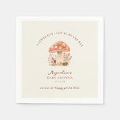 A Fun Little Guy is on the Way Baby Shower  スタンダードカクテルナプキン (正面)