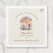 A Fun Little Guy is on the Way Baby Shower  フェイバータグ (裏面)