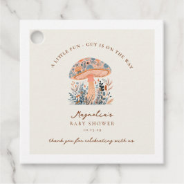 A Fun Little Guy is on the Way Baby Shower フェイバータグ