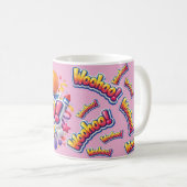 A fun mug with "Woohoo" コーヒーマグカップ (正面右)