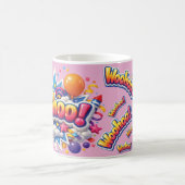 A fun mug with "Woohoo" コーヒーマグカップ (中央)