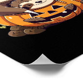 A funny sloth celebrating Halloween Essential T-Sh ポスター (角)