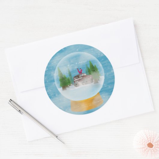 A funny sticker that will make you laugh  ラウンドシール (封筒)