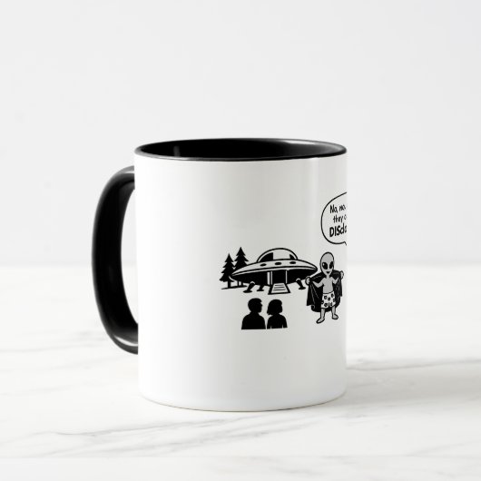 A funny take on The Disclosure movement マグカップ (正面左)