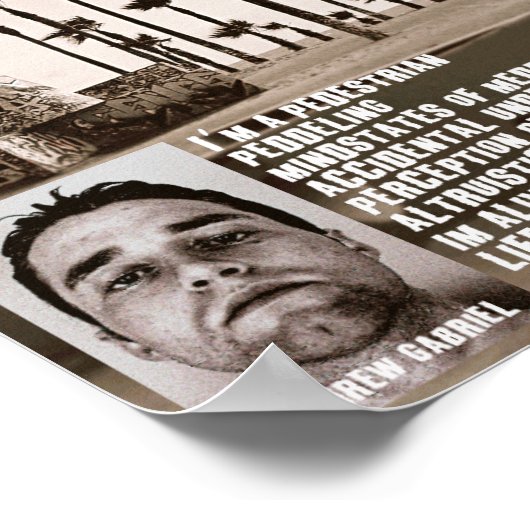 a.gabriel- – 自己中心的な ポスター (角)