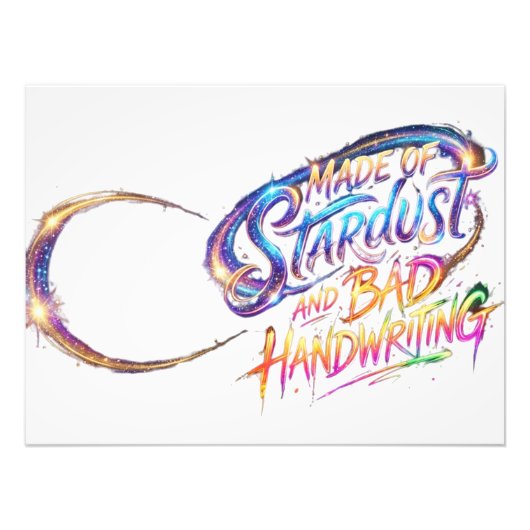 A Galaxy on a Pen Stroke フォトプリント (正面)