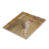 A Garden by Albert Joseph Mooreヴィンテージポートレート タイル (側面)