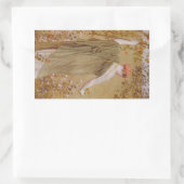 A Garden by Albert Joseph Mooreヴィンテージポートレート 長方形シール (バッグ)