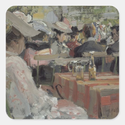 A Garden Restaurant, 1906 スクエアシール (正面)