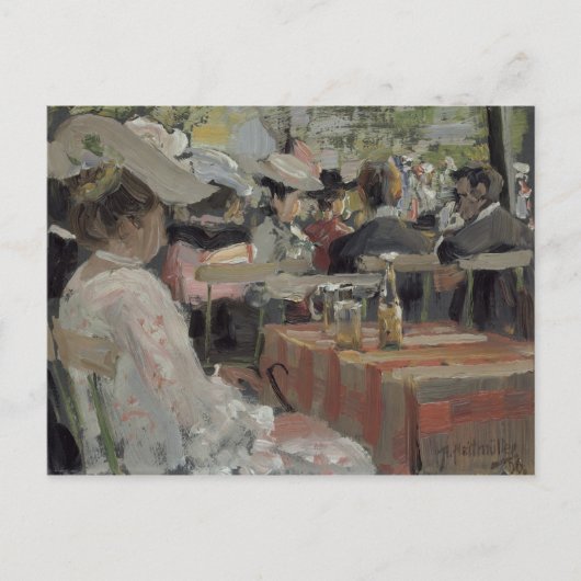 A Garden Restaurant, 1906 ポストカード (正面)