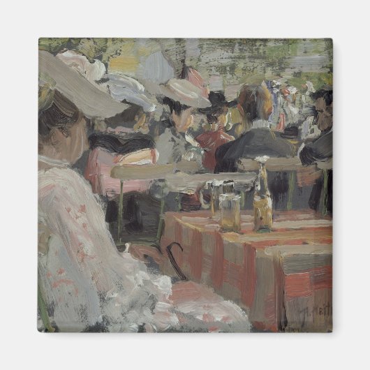 A Garden Restaurant, 1906 マグネット (正面)