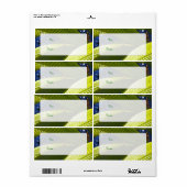 A Gecko Lizard's Tropical Christmas ラベル (フルシート)