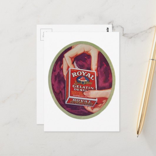 A gelatin dessert from 1930 ポストカード (正面/裏面インサイチュ)