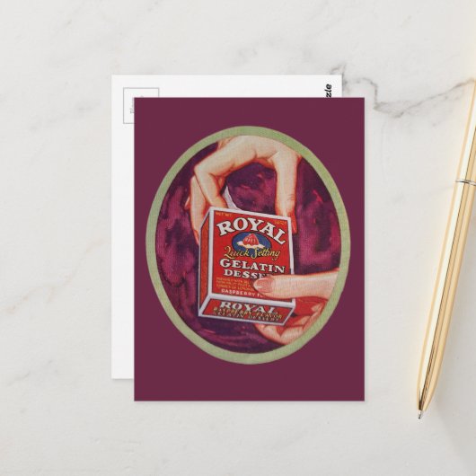 A gelatin dessert from 1930 ポストカード (正面/裏面インサイチュ)