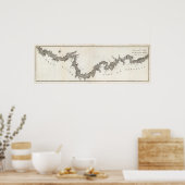 A General Map of the River Ohio, Plate the second ポスター (キッチン)