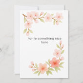 A gentle bloom to mark new beginnings. シーズンカード (裏面)