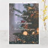 A Gentle Christmas Wish カード (黄色い花)