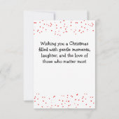 A Gentle Christmas Wish カード (裏面)
