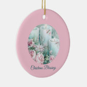 A Gentle Light – Pastel Christmas Card セラミックオーナメント (右)
