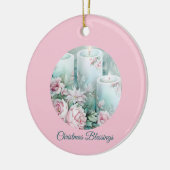 A Gentle Light – Pastel Christmas Card セラミックオーナメント (左)