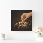 A Geometria do Poder スクエア壁時計 (ホーム)