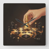 A Geometria do Poder スクエア壁時計 (正面)