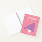 A geometric floral Notebook with whimsical colours ノートブック (内部)