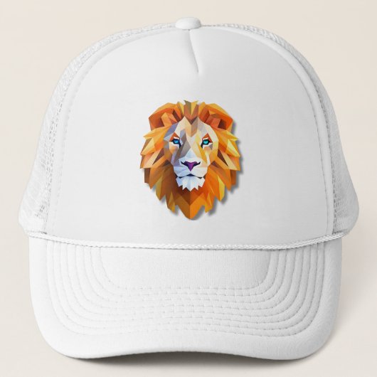 A GEOMETRIC LION Trucker Hat キャップ (正面)
