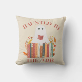 A Ghost Haunted by the TBR クッション