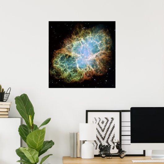 A Giant Hubble Mosaic of the Crab Nebula ポスター (ホームオフィス)