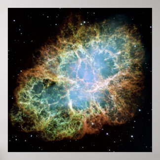 A Giant Hubble Mosaic of the Crab Nebula ポスター