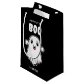 A Gift For My Booかわいい幽霊ハロウィン白黒 スモールペーパーバッグ (正面アングル)